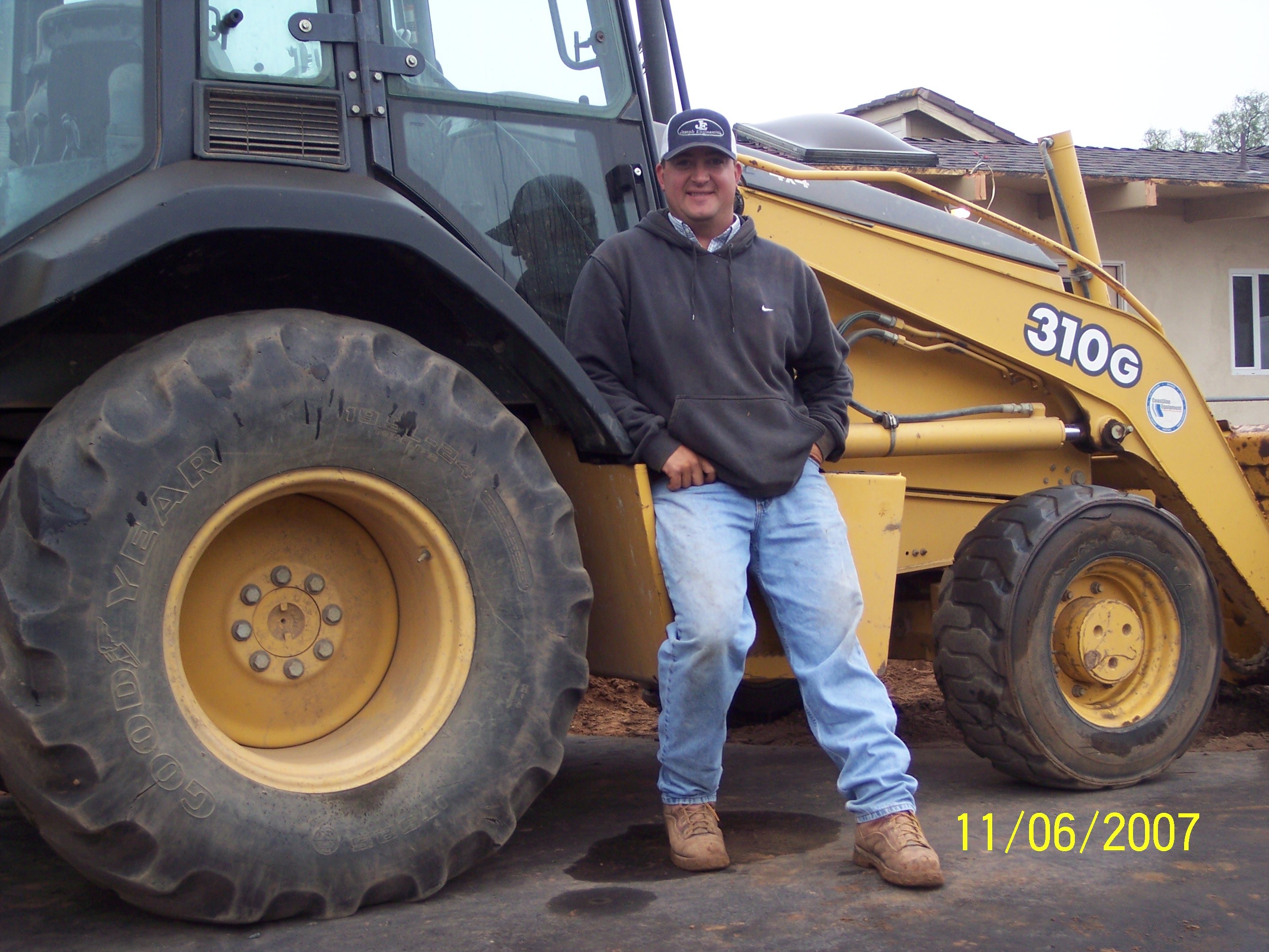 Joseph Engineering founder with equipment